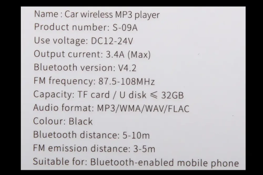 Модулятор радиоволны в прикур. Bluetooth 4.2 Baseus S-09A 2USB 3.4А/microSD Винница - изображение 4