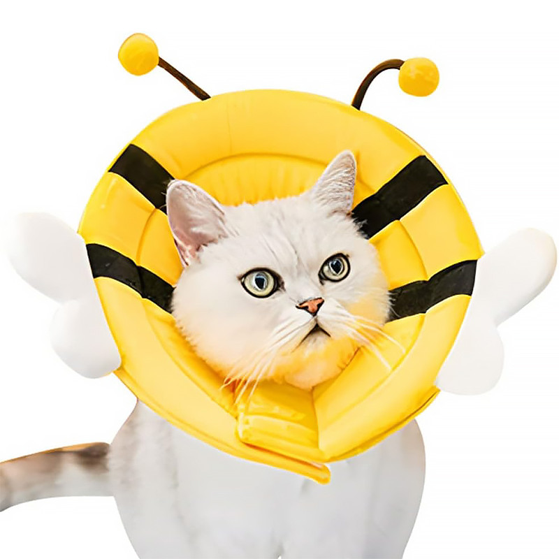 Мягкий воротник-подушка для кошек DT-613 послеоперационный защитный от вылизывания S Little Bee Киев - изображение 2