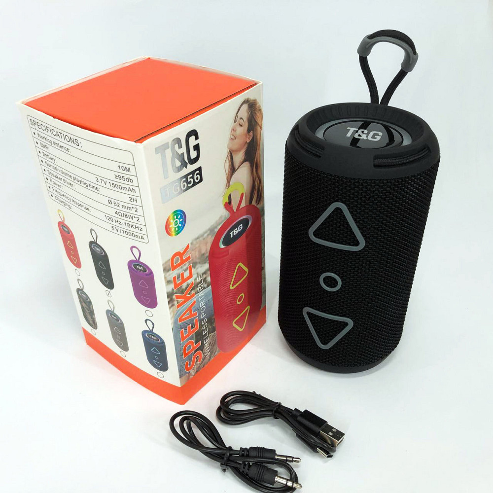 Активна акустична колонка з акумулятором, Світлова bluetooth колонка з хорошим звуком MP-69 Львів - фото 3