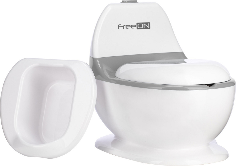 Дитячий горщик FreeON зі звуком змиву, white Київ - фото 1