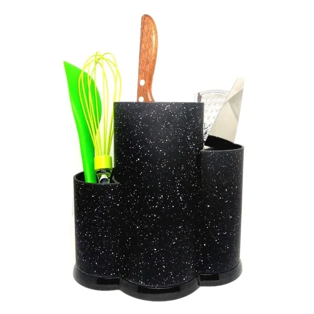 Подставка для ножей UNIQUE UN-1854 универсальная, пластиковый корпус, стильный дизайн, удобное хранение Одесса - изображение 2