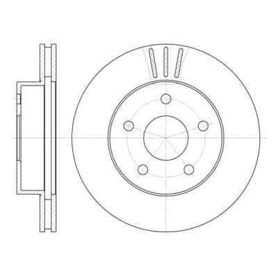 Тормозной диск REMSA 6626.10 Винница