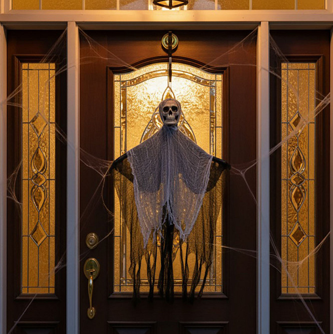 Декор підвісний "Привид з черепом" 80х55см SBR Київ - фото 7