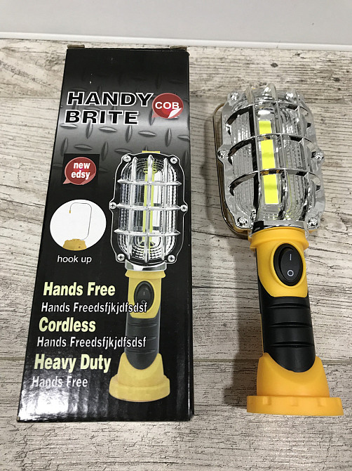 Ліхтарик на батарейках світлодіодний Handy Brite на магніті 3W COB LED потужність: 3W COB LED Кам'янське - фото 6