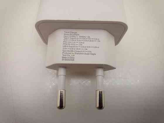 Адаптер живлення 2в1 1*USB, 1*Type C 30W Луцьк