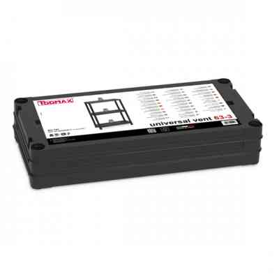 Стелаж Plastmeccanica Universal Vent пластиковий 3 полиці 60х30х95 см чорний (5684) Вінниця