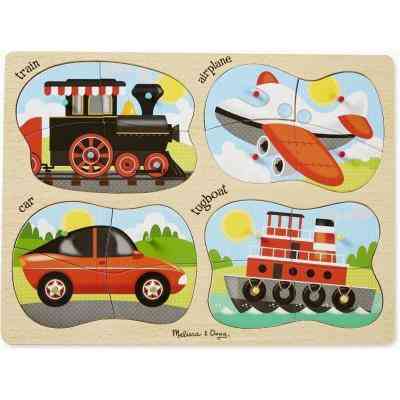 Пазл Melissa&amp;Doug 4 в 1 Транспорт (MD9865) Вінниця