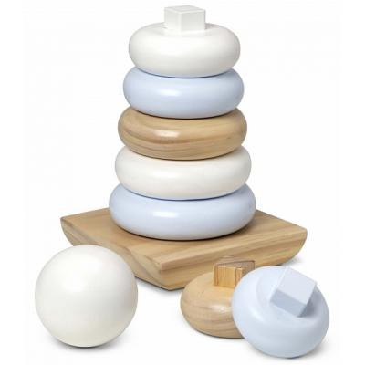 Развивающая игрушка Melissa&Doug Огромная натуральная деревянная пирамидка (MD30540) Винница - изображение 2