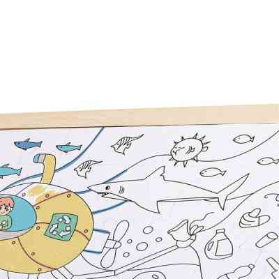 Пазл Hape Океан з розмальовкою (E1643) Вінниця