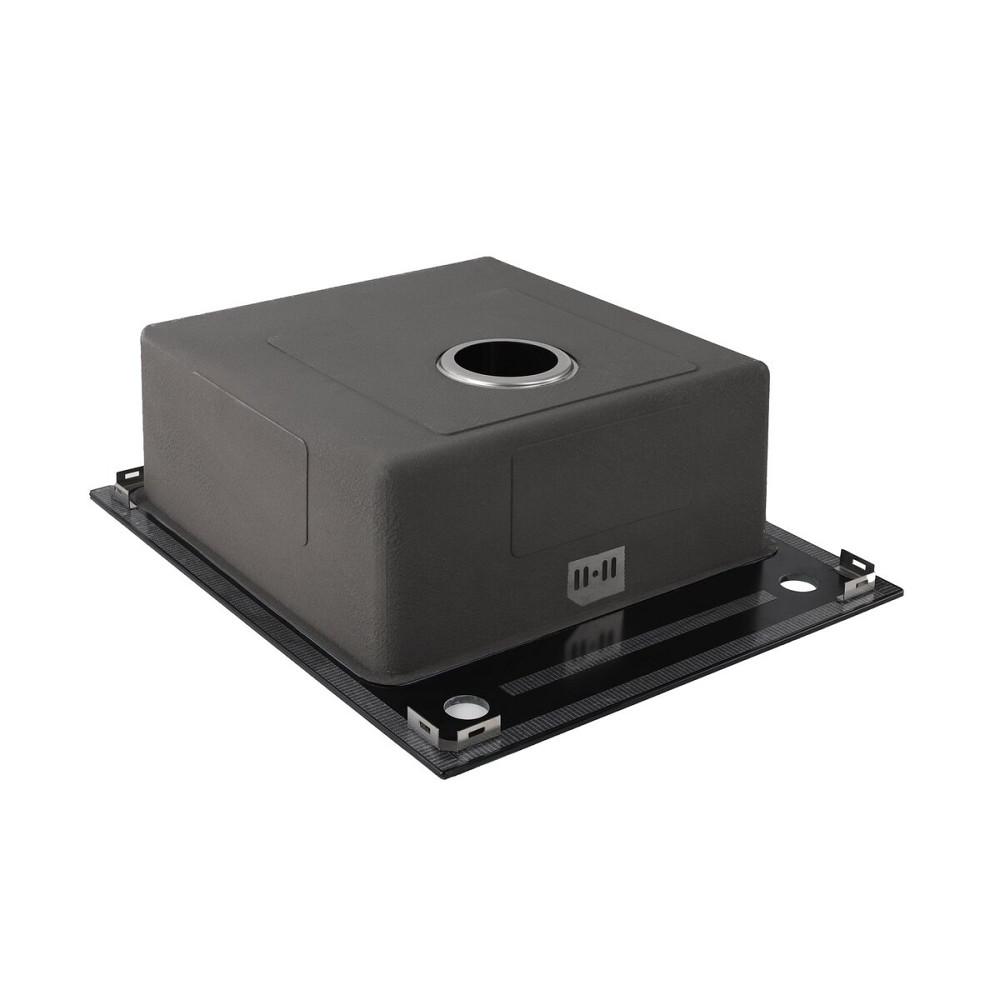 PLATINUM Кухонна мийка Platinum Handmade BLACK GLASS 600x510x200 Киев - изображение 5