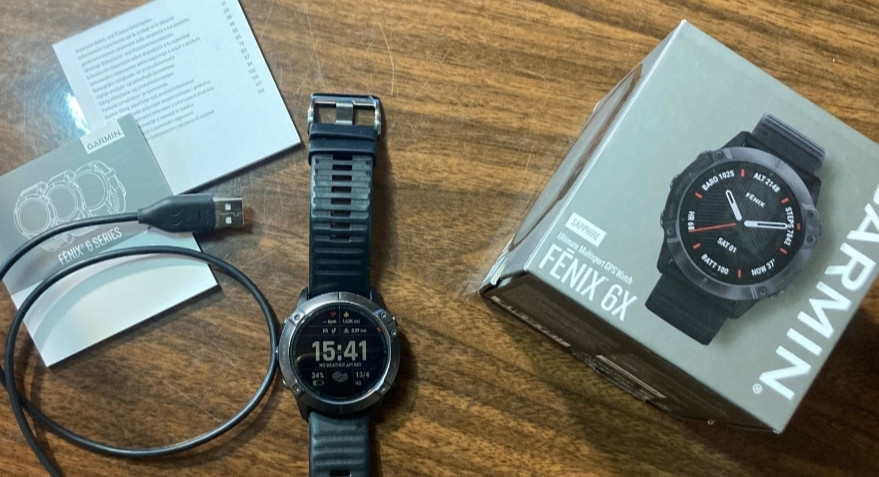 Смарт-Часи Garmin Fenix 6X Sapphire Carbon Gray. Київ - фото 8