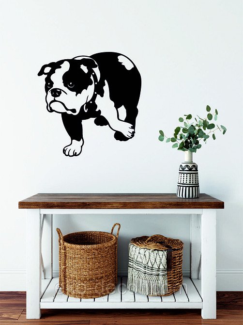 Декоративное настенное Панно «Бульдог» , Декор на стену Киев - изображение 5