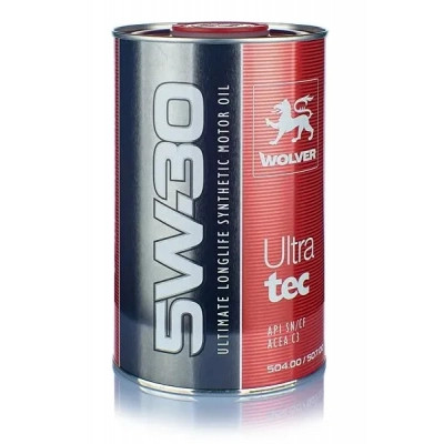 Моторна олива Wolver Ultratec 5W-30 1л (4260360942587) Вінниця - фото 1