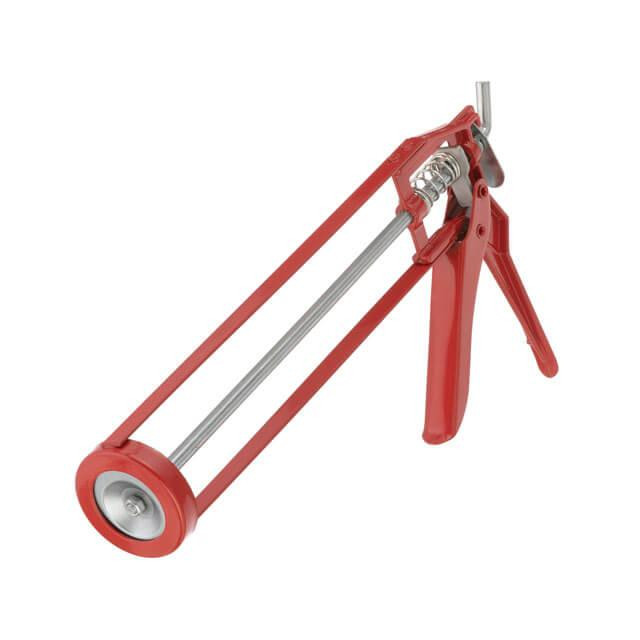 Пистолет для выдавливания силикона, 420 мл, рамвидный INTERTOOL HT-0022 Киев - изображение 4