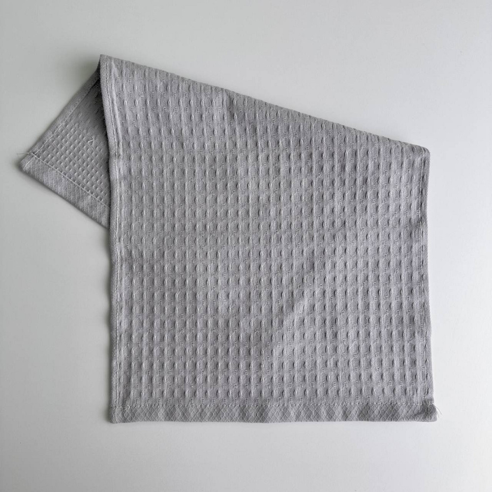 Вафельное полотенце для кухни YouStar 30х50см 220г/м2 (Серый) Сумы - изображение 1