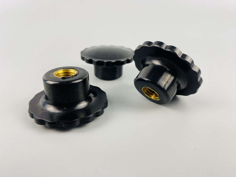 Наконечник важеля універсальний М8, D32 (чорний), латунна втулка різь внутрішня М8 Мукачево - фото 4