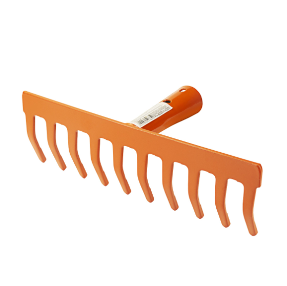 Граблі садово-городні прямі 10 зубів 240*83мм зварне кріплення SIGMA Житомир