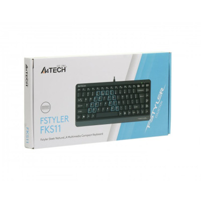 Клавіатура A4Tech FKS11 USB Grey (4711421960458) Вінниця - фото 7
