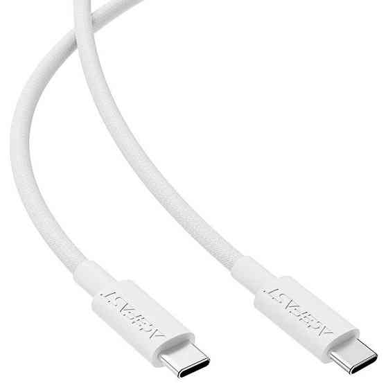 Кабель ACEFAST C18-03 USB-C to USB-C braid charging data cable White Одесса