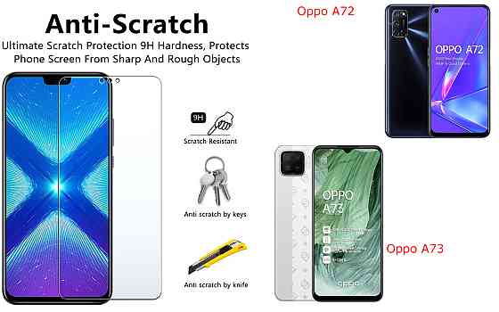 Защитное стекло NeoGlass для Oppo A72, Oppo A73 – ультрапрозрачное и устойчивое Киев