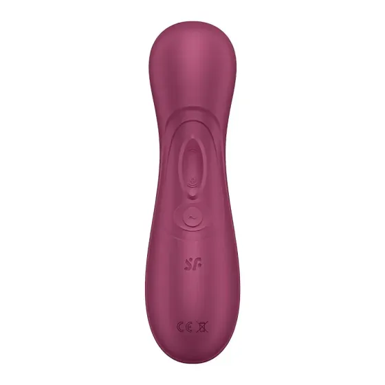 Вакуумний кліторальний стимулятор Satisfyer Pro 2 Generation 3 with Liquid Air Connect App Wіnе Red Львів