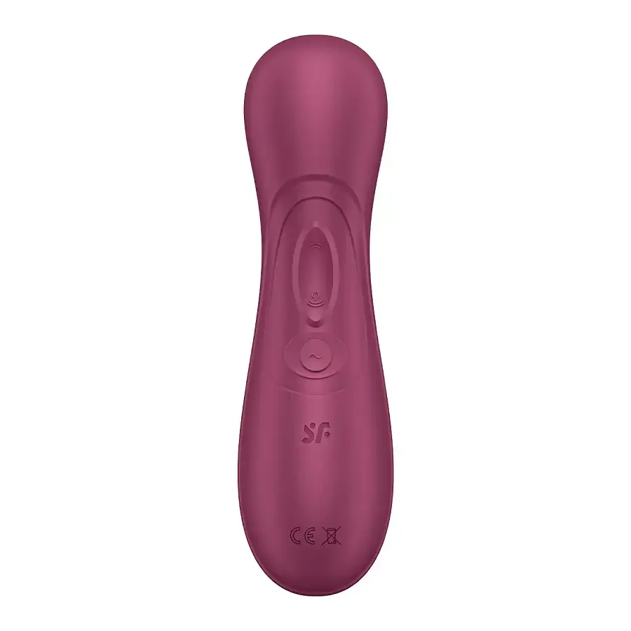 Вакуумний кліторальний стимулятор Satisfyer Pro 2 Generation 3 with Liquid Air Connect App Wіnе Red Львів - фото 5