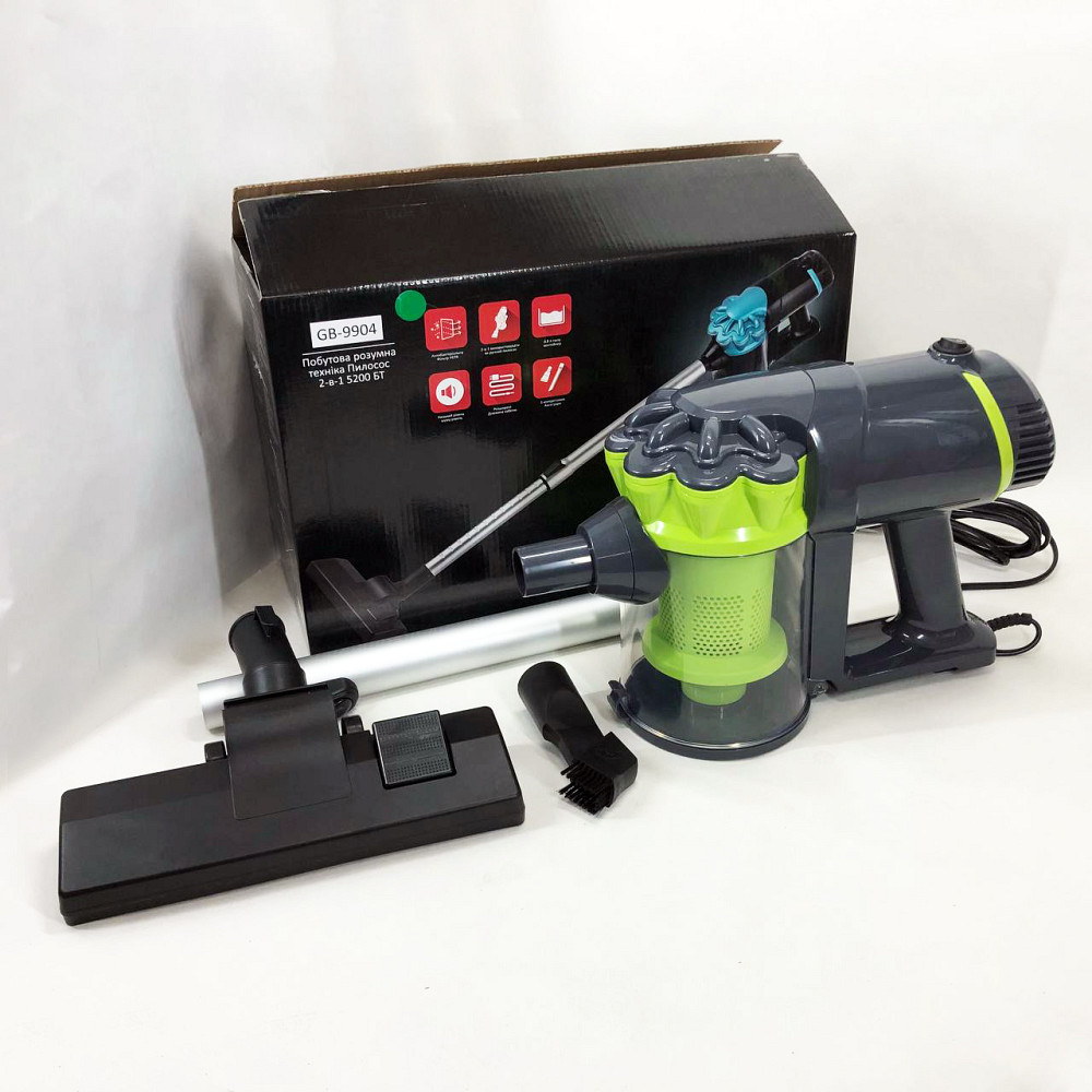 Вертикальный вакуумный пылесос GOLDBERG GB-9904 5200 Вт, Вертикальный пылесос для паркета TX-32 Львов - изображение 9