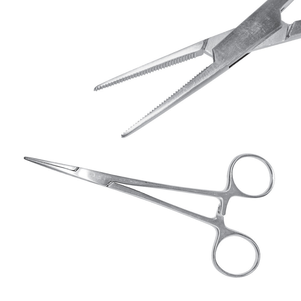 Зажим Halsted-Mosquito, прямой, 12,5 см, J-17-021 Днепр - изображение 1