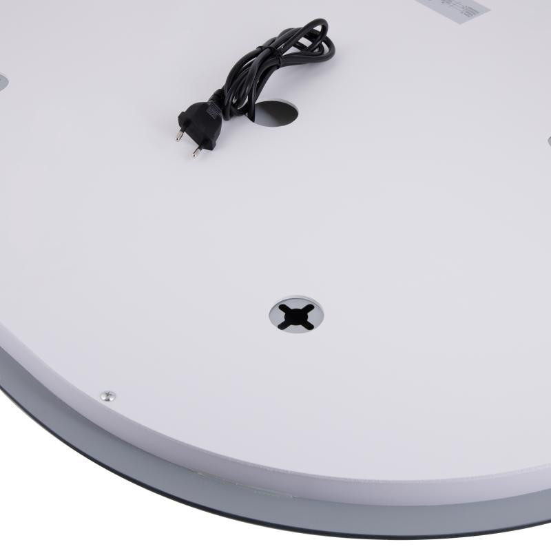 Зеркало настенное овальное сенсорное Qtap Gemini 600х800 с LED-подсветкой Touch, с антизапотеванием с диммером Харьков - изображение 10