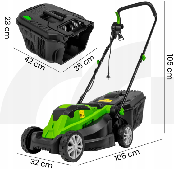 Газонокосилка электрическая Maltec 2100Вт 30л (Польша) Киев