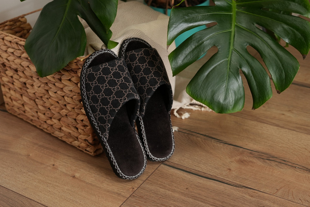 Відкриті капці Чоловічі, коричневі, GG, домашні капці Одеса - фото 19