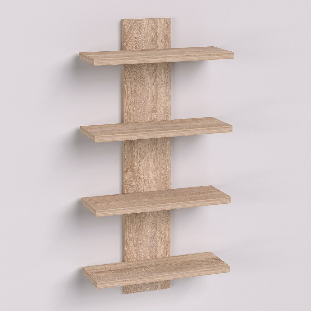 Полиця навісна ПН-5, Дуб Сонома, 350/140/700 Львів - фото 2