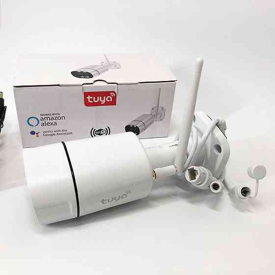 Камера відеоспостереження для дому із записом Camera C16 TUYA APP WIFI IP 3.0 mp, Поворотна відеокамера PZ-57 Львів