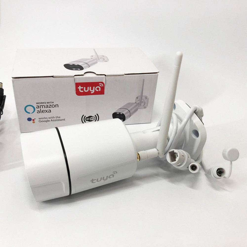 Камера відеоспостереження для дому із записом Camera C16 TUYA APP WIFI IP 3.0 mp, Поворотна відеокамера PZ-57 Львів - фото 4