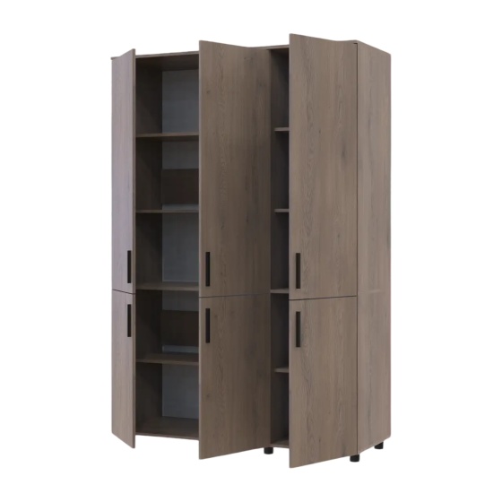 Шкаф для одежды Doros Торн Кремона Канноло 3 ДСП (полки) 135х51.6х200 (DRS-012066) Львов