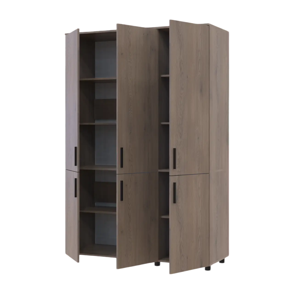 Шкаф для одежды Doros Торн Кремона Канноло 3 ДСП (полки) 135х51.6х200 (DRS-012066) Львов - изображение 6