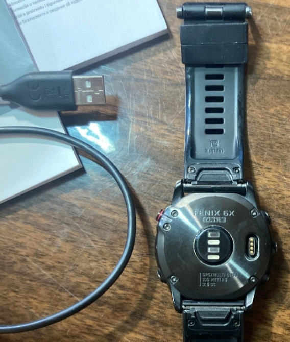 Смарт -Часы Годинник Garmin Fenix 6x Sapphire в кольорі Carbon Gray Киев - изображение 5