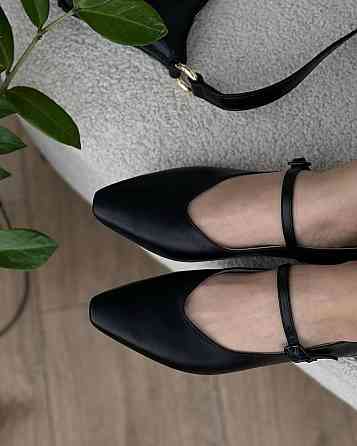 SANTINI Балетки жіночі SANTINI чорні натуральна шкіра 38р.39р.40р. (PA73-11) Коломыя