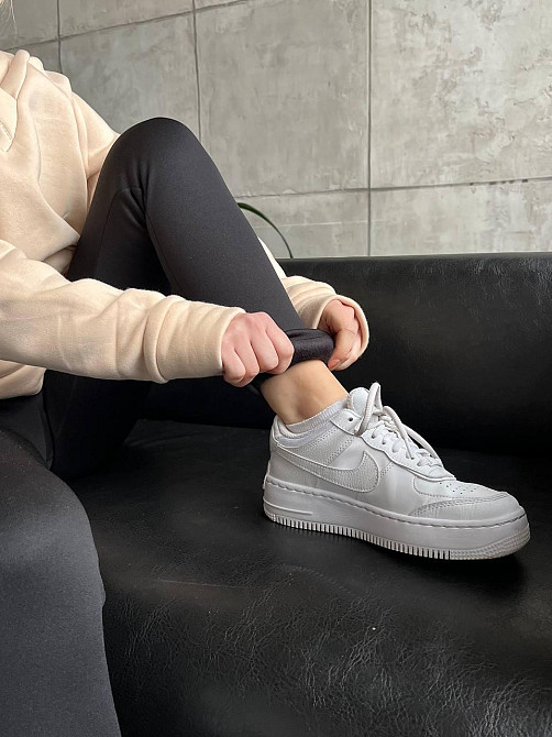 Жіночі легінси на хутрі Чорний M Харків - фото 3