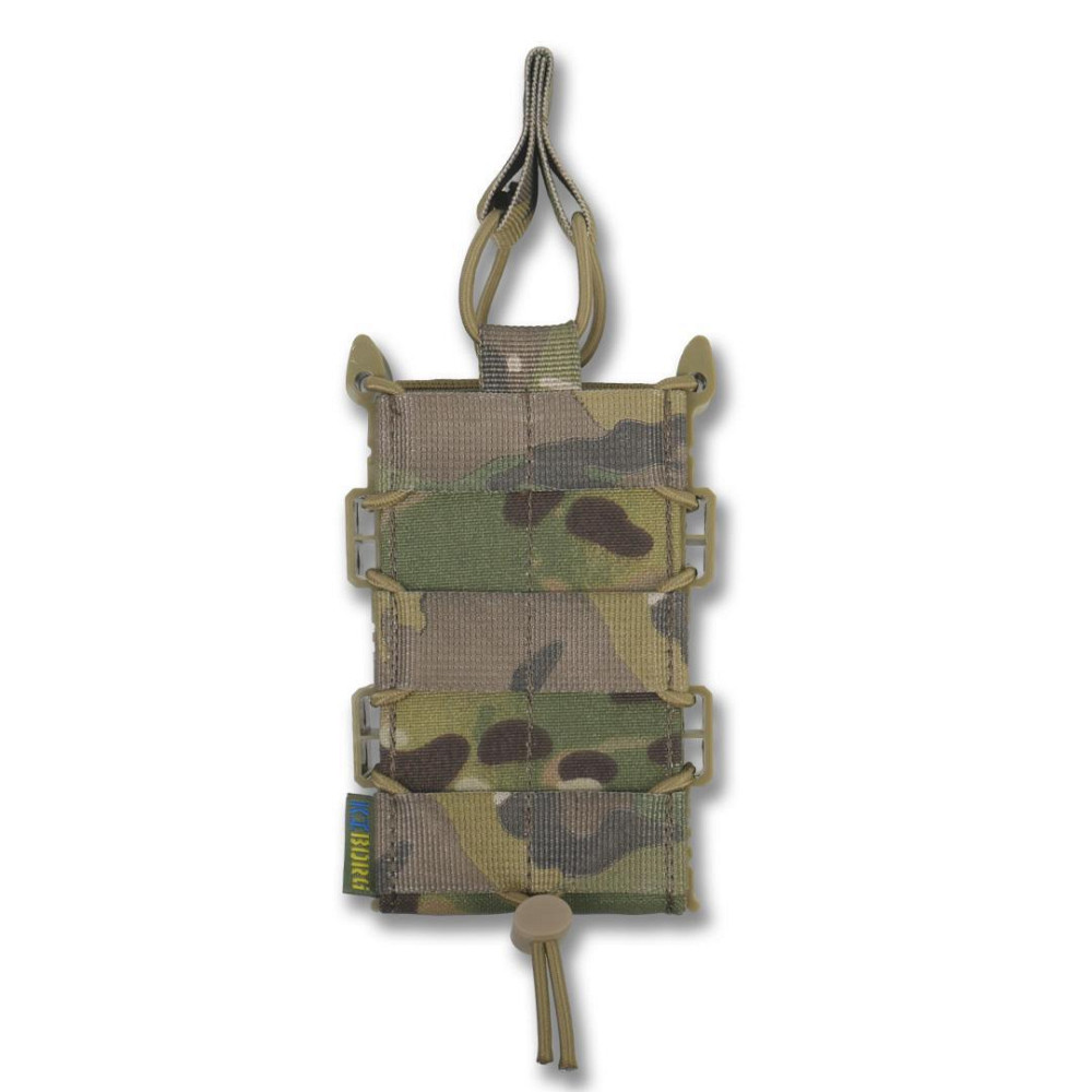 Жесткий усиленный тактический подсумок на 1 магазин Kiborg GU Single Mag Pouch Multicam Подсумки для магазинов Киев - изображение 7