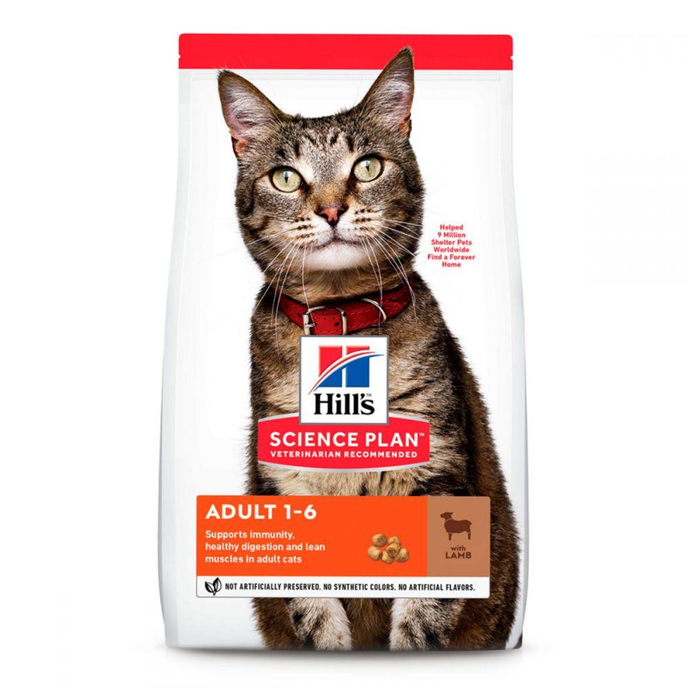 Корм для кішок Хіллс Hills SP Feline Adult сухий корм для дорослих кішок з ягням 10 кг Вінниця - фото 1