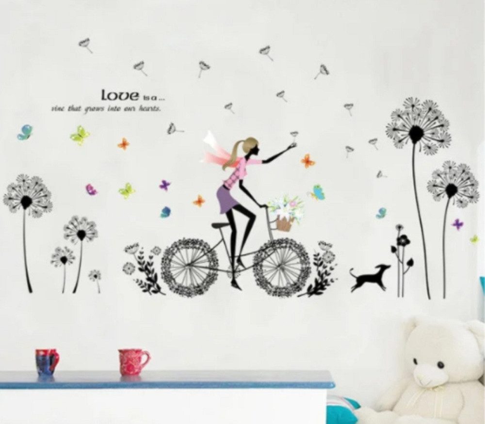 Виниловая наклейка на стену Одуванчики Киев - изображение 4