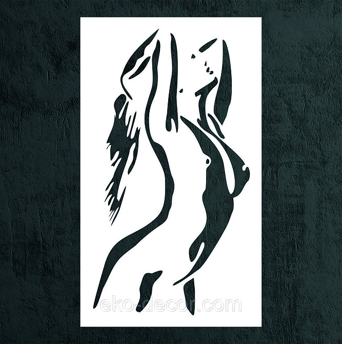 Декоративне настінне Панно «Силует жінки», Декор на стіну Київ - фото 7