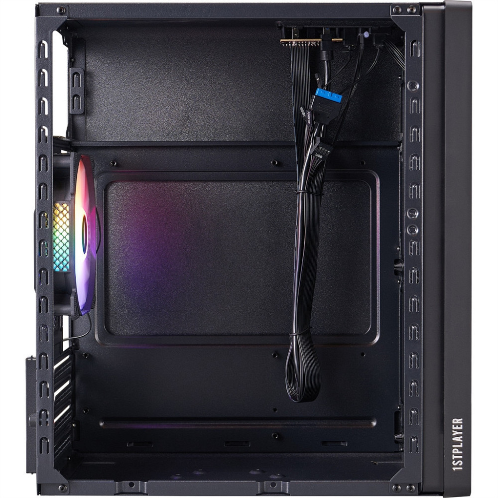 Корпус 1stPlayer WD1-BK-3F1 Black ( 26924 ) Харків - фото 14