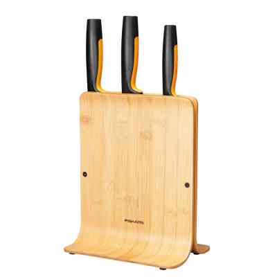 Набор ножей Fiskars Functional Form Bamboo 3 шт (1057553) Винница