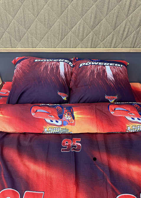 Комплект детского постельного белья Фланель, Koloco Полуторный 150х210 с разноцветным принтом (88-068) Киев - изображение 8