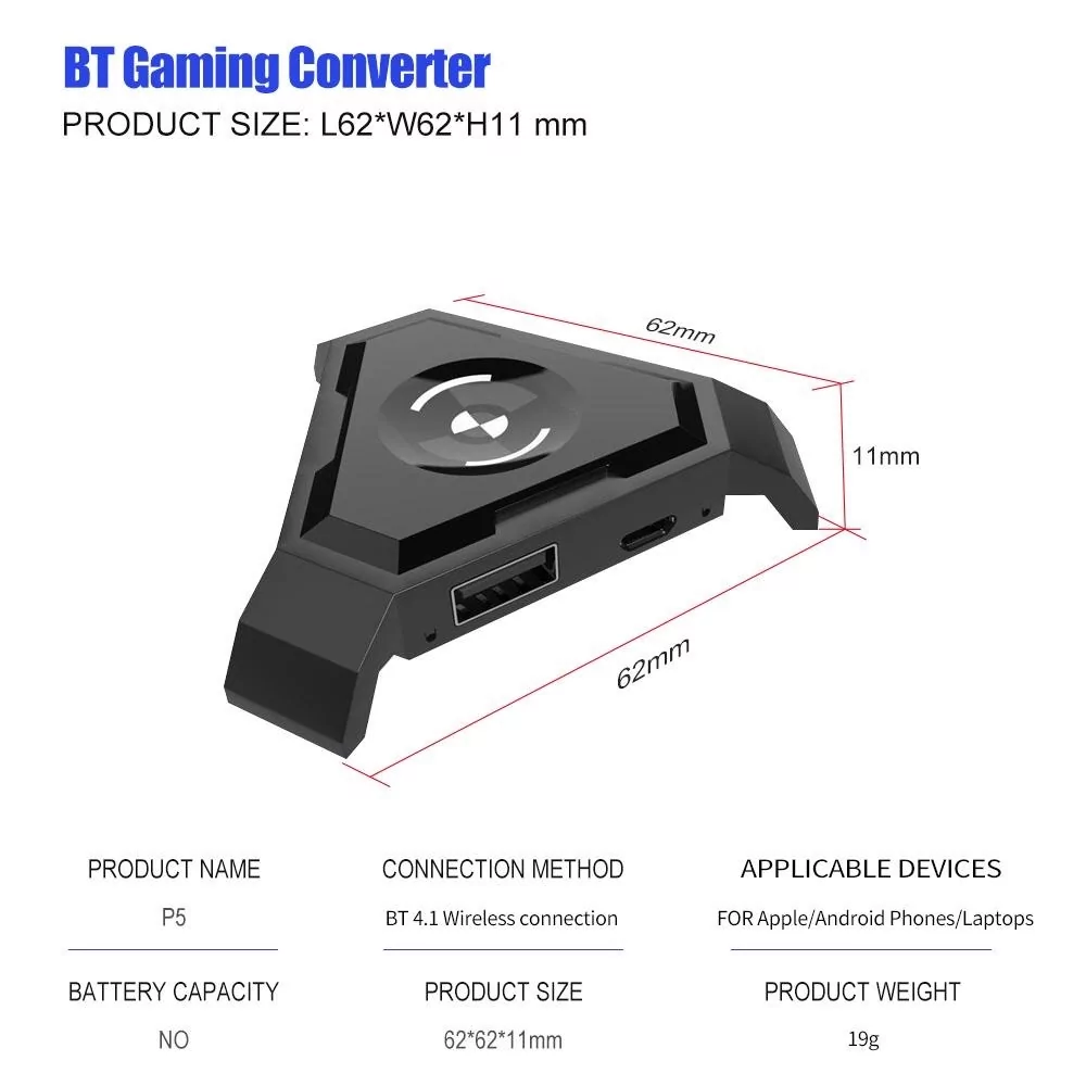 Ігровий мобільний Bluetooth адаптер Union Sundy Pubg Mobile G6 Вінниця - фото 2