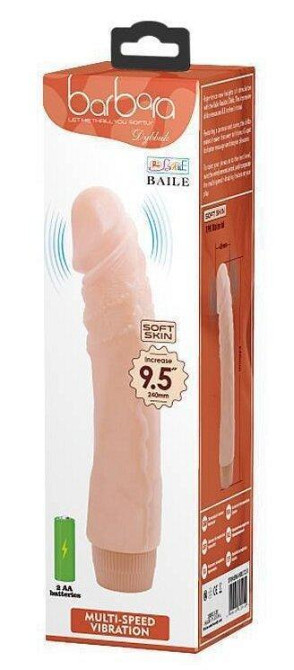 Вібратор реалістик BARBARA 9.5" Dybbuk MULTI-SPEED VIBRATOR, BW-001071R Sex Aura Київ - фото 9