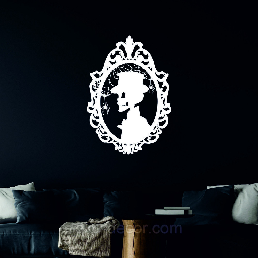 Декоративне настінне Панно «Скелет», Декор на стіну 50*35 см, Білий Київ - фото 6