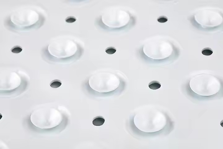 Коврик для ванной комнаты и душа атискользящий,для тела массажный силиконовый с присосками, белый 40х100 см Каменец-Подольский - изображение 2